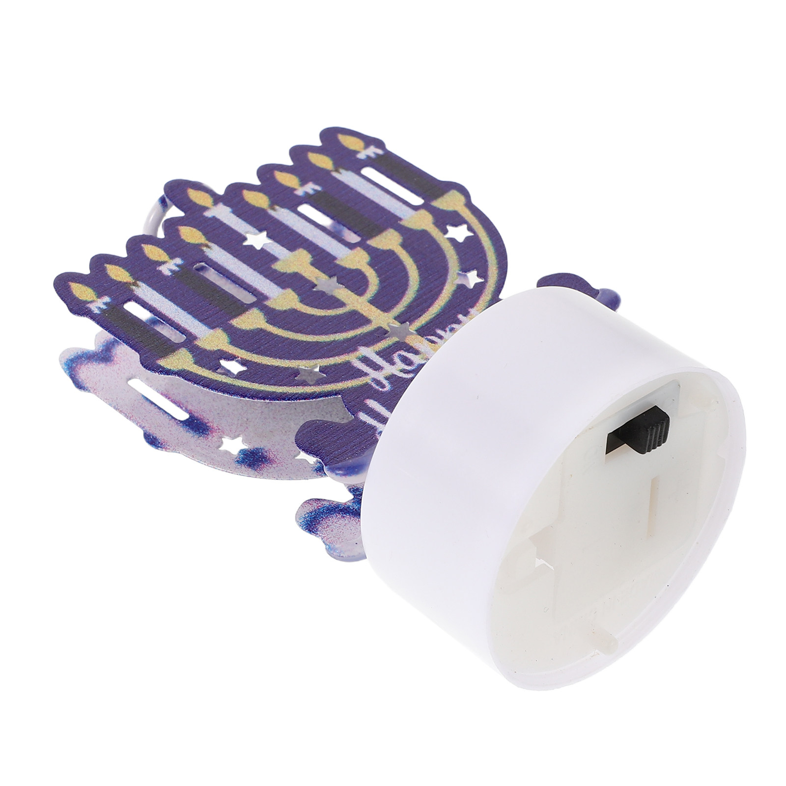 Paraffin Wax - Velas de Hanukkah sin llama, con