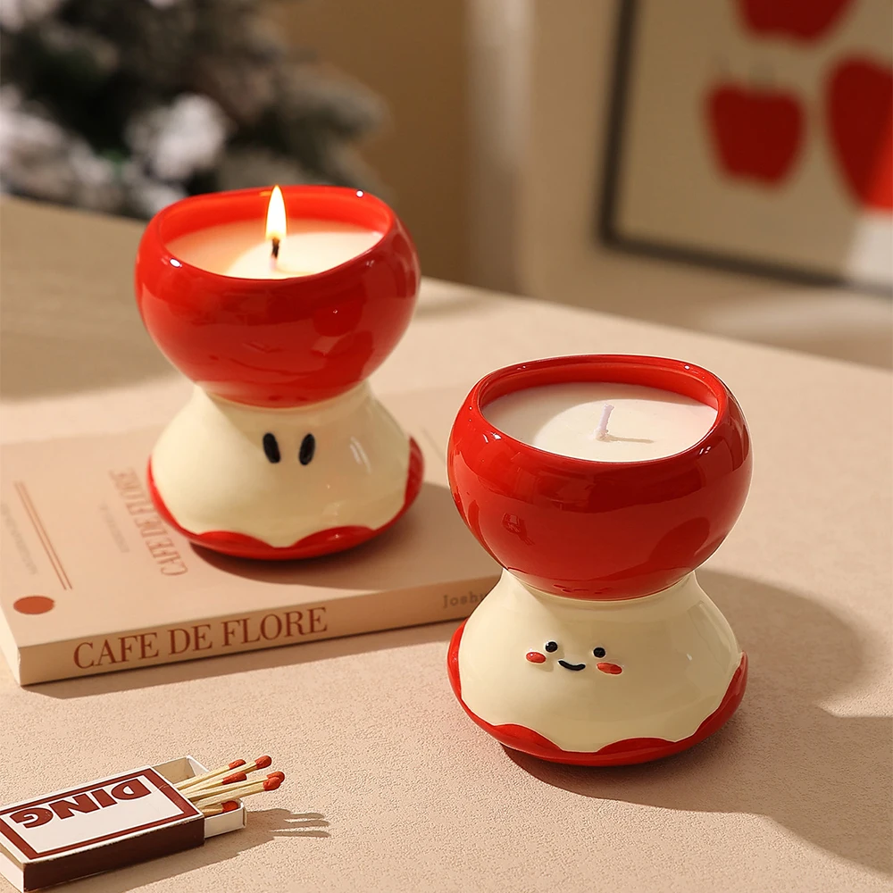 Soy Wax - Velas Aromáticas con Forma de Manzana,