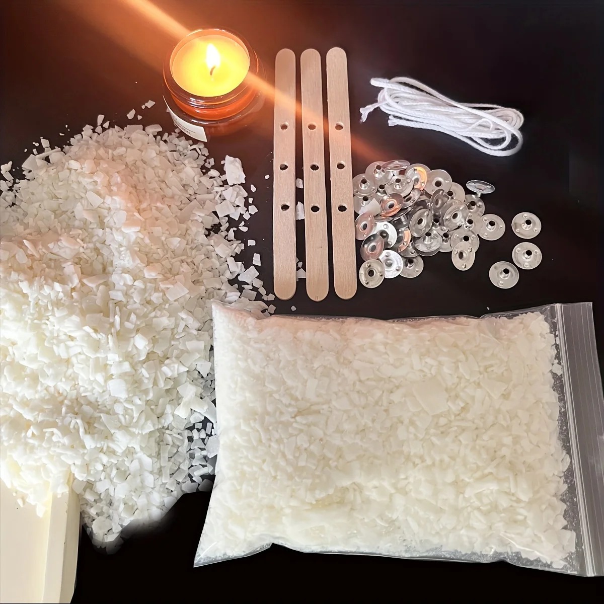 Candle Making Kit - Kits para hacer velas, 100G, cera