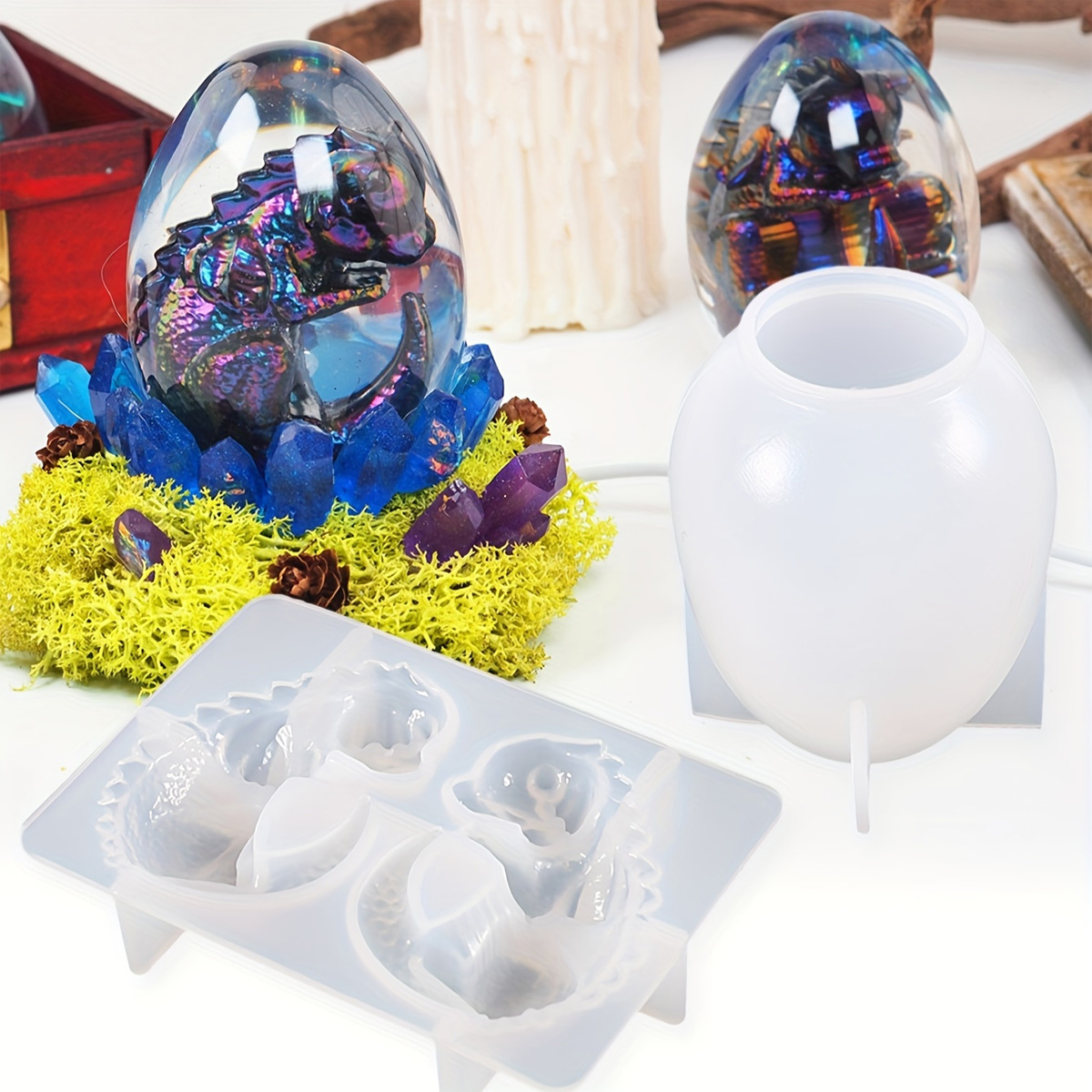Candle Making Kit - Moldes de silicona para huevos de