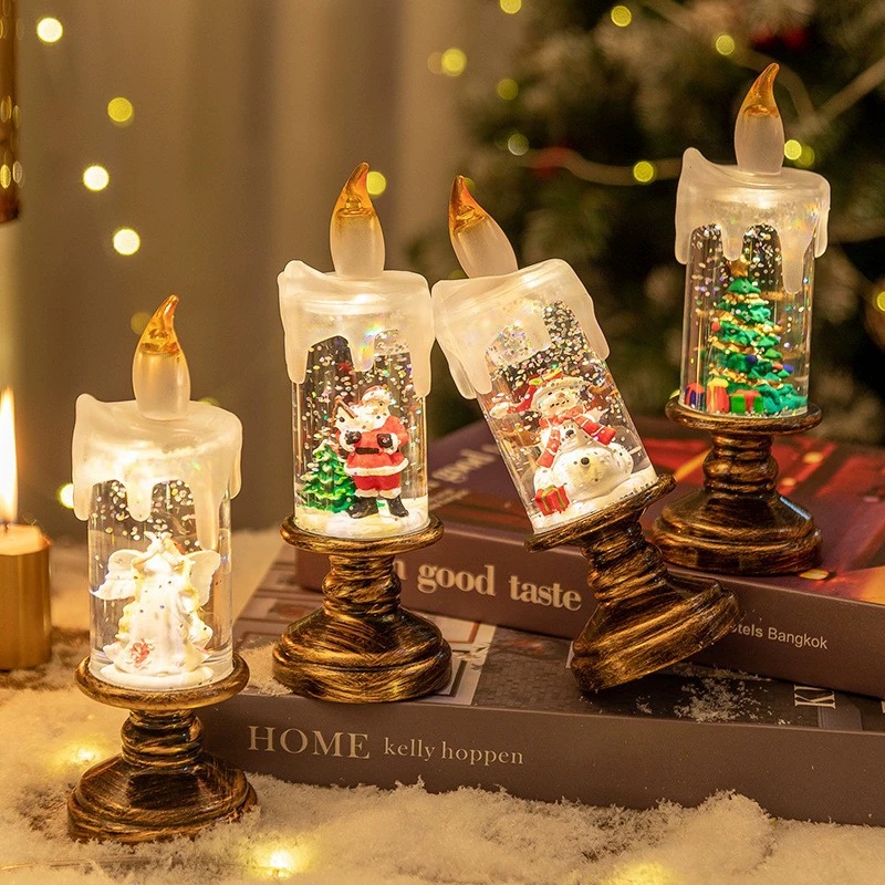 1 pieza de decoración navideña - Candle Containers reseña y precio