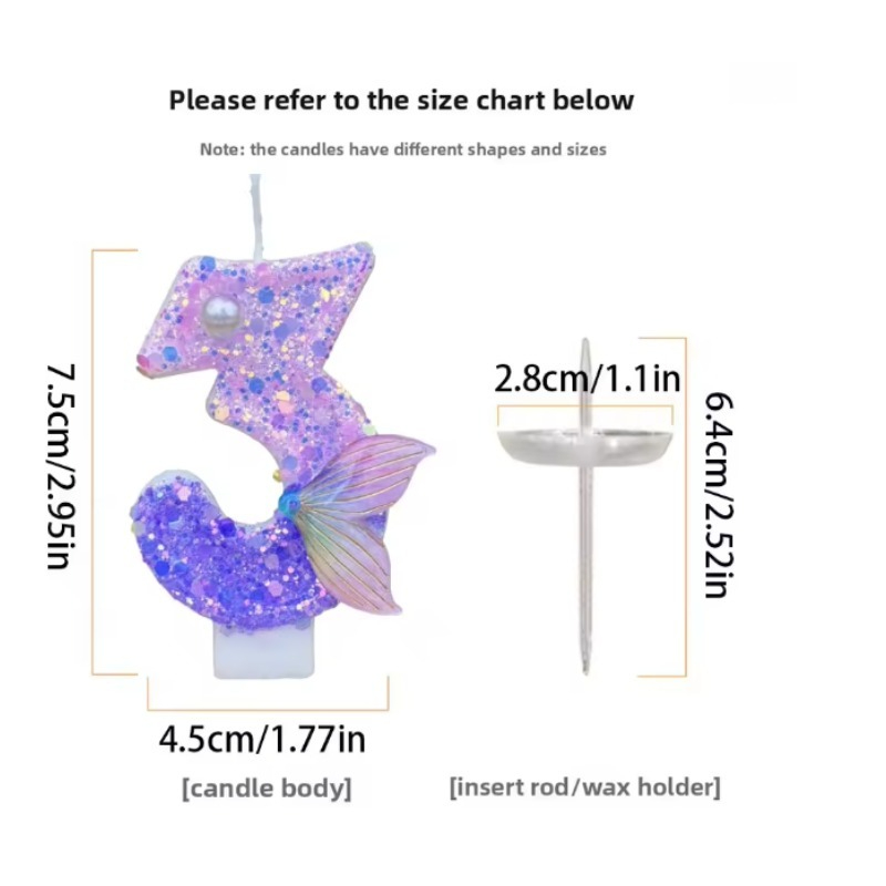 Velas de Número con Forma de C - Paraffin Wax reseña y precio