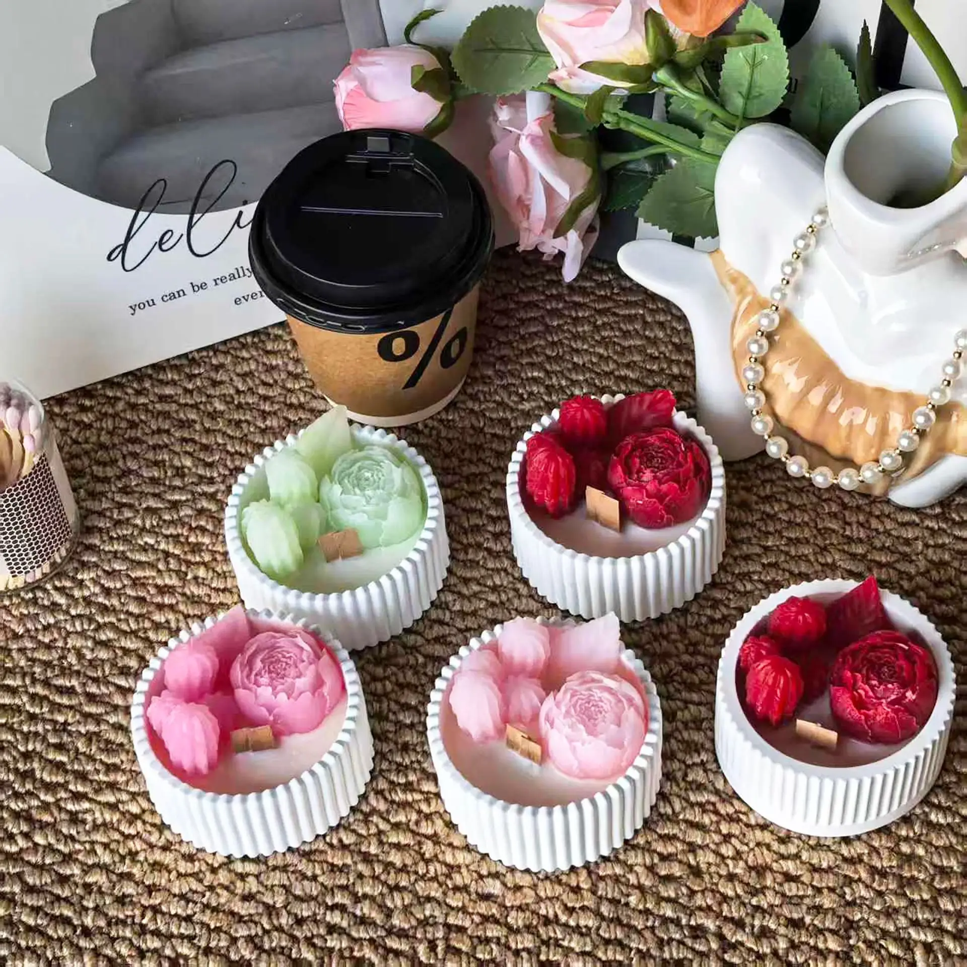 2 Velas Aromáticas en Forma de - Paraffin Wax reseña y precio